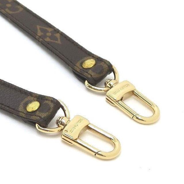 ◆ 本物 美品 ◆ LV ルイヴィトン 調整可能 モノグラム ショルダーストラップ 102 - 120cm 袋 箱 J52315 < ブランド  ◆ 本物 美品 ◆ LV ルイヴィトン 調整可能 モノグラム ショルダーストラップ 102 - 120cm 袋 箱 J52315 < ブランドの