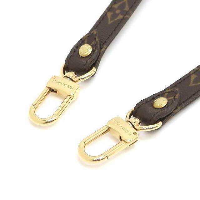 ◆ 本物 美品 ◆ LV ルイヴィトン 調整可能 モノグラム ショルダーストラップ 102 - 120cm 袋 箱 J52315 < ブランド  ◆ 本物 美品 ◆ LV ルイヴィトン 調整可能 モノグラム ショルダーストラップ 102 - 120cm 袋 箱 J52315 < ブランドの
