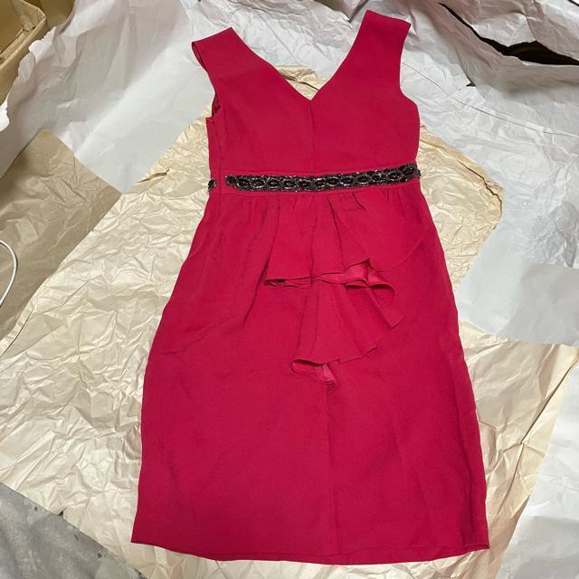 【Grace Class】 ノースリーブ / パーティードレス 赤 / 36 ワンピース < ブランド 【Grace Class】 ノースリーブ / パーティードレス 赤 / 36 ワンピース < ブランドの