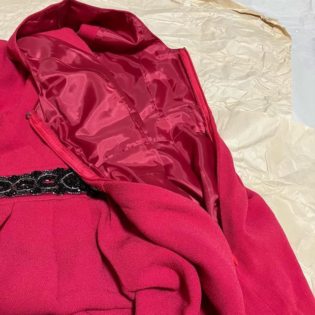 【Grace Class】 ノースリーブ / パーティードレス 赤 / 36 ワンピース < ブランド 【Grace Class】 ノースリーブ / パーティードレス 赤 / 36 ワンピース < ブランドの