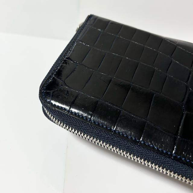 JIL SANDER ジルサンダー 長財布 クロコダイル型押しレザー ラウンドファスナー メンズ レディース < ブランド JIL SANDER ジルサンダー 長財布 クロコダイル型押しレザー ラウンドファスナー メンズ レディース < ブランドの