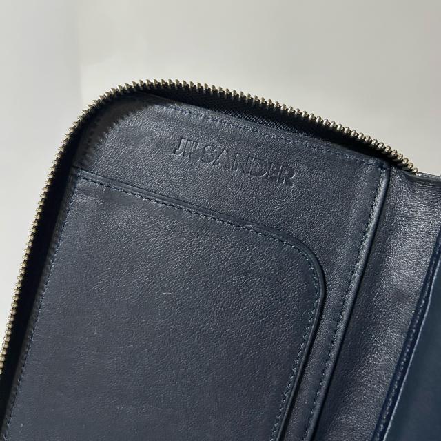 JIL SANDER ジルサンダー 長財布 クロコダイル型押しレザー ラウンドファスナー メンズ レディース < ブランド JIL SANDER ジルサンダー 長財布 クロコダイル型押しレザー ラウンドファスナー メンズ レディース < ブランドの