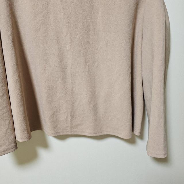 CLASIER ベージュ Vネック 長袖 トップス Lサイズ < 女性ファッション CLASIER ベージュ Vネック 長袖 トップス Lサイズ < 女性ファッションの