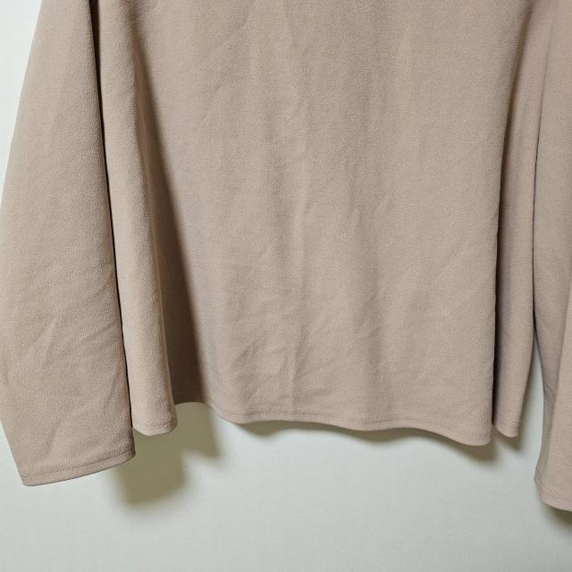 CLASIER ベージュ Vネック 長袖 トップス Lサイズ < 女性ファッション CLASIER ベージュ Vネック 長袖 トップス Lサイズ < 女性ファッションの