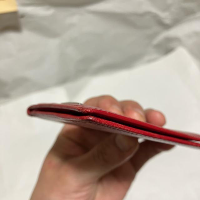 【FURLA / フルラ】 本革 レザー / カードケース / パスケース 赤 < ブランド 【FURLA / フルラ】 本革 レザー / カードケース / パスケース 赤 < ブランドの