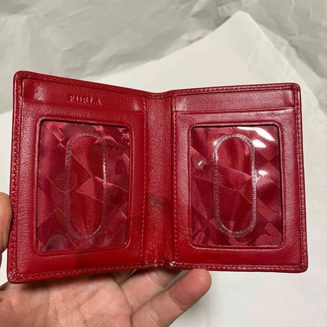 【FURLA / フルラ】 本革 レザー / カードケース / パスケース 赤 < ブランド 【FURLA / フルラ】 本革 レザー / カードケース / パスケース 赤 < ブランドの