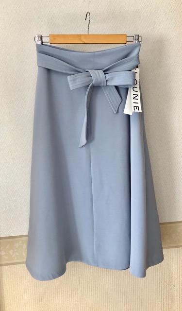 LOUNIE 未使用タグ付き フレアー スカート ブルー < ブランド LOUNIE 未使用タグ付き フレアー スカート ブルー < ブランドの