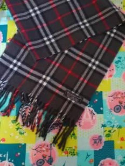 冬物防寒本物バーバリー★マフラー(グレー)♪ < ブランド  冬物防寒本物バーバリー★マフラー(グレー)♪  < ブランドの