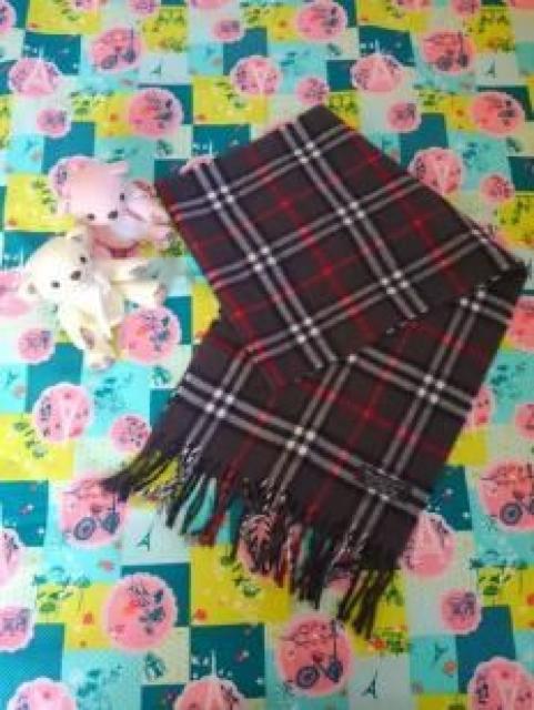 冬物防寒本物バーバリー★マフラー(グレー)♪ < ブランド  冬物防寒本物バーバリー★マフラー(グレー)♪ < ブランドの