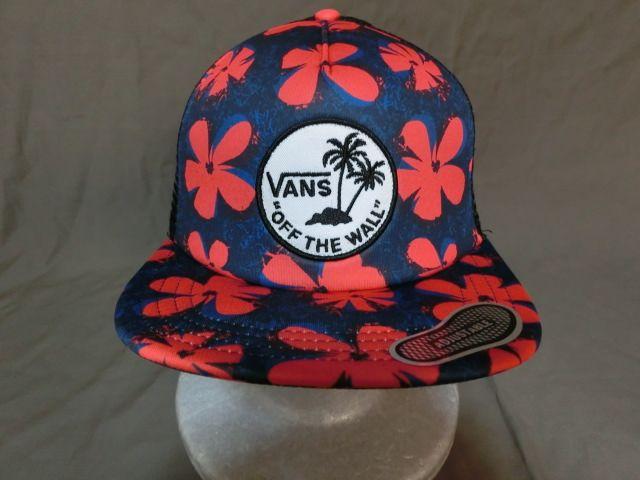 ★アメカジ【VANS】ヤシの木ワッペン付花柄デザイン メッシュCAP < 男性ファッション  ★アメカジ【VANS】ヤシの木ワッペン付花柄デザイン メッシュCAP  < 男性ファッションの