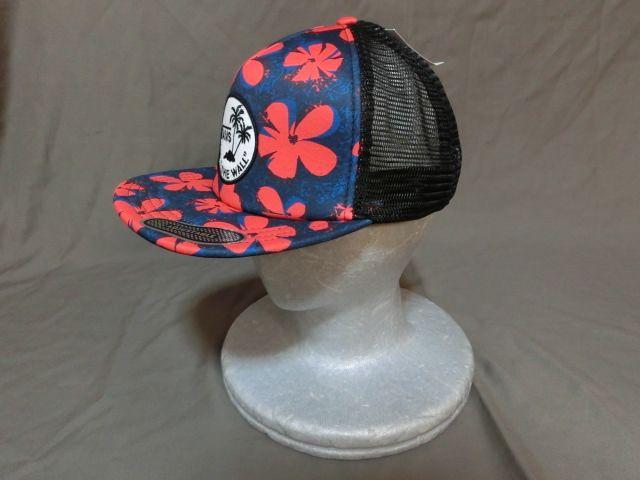 ★アメカジ【VANS】ヤシの木ワッペン付花柄デザイン メッシュCAP < 男性ファッション  ★アメカジ【VANS】ヤシの木ワッペン付花柄デザイン メッシュCAP < 男性ファッションの