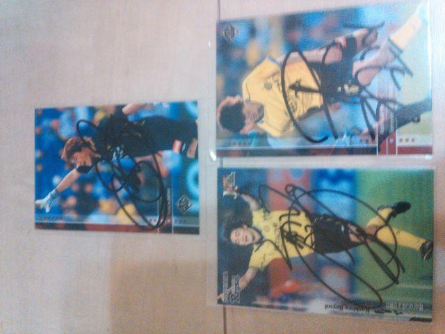 柏レイソル 平山・南・大野 直筆サインカード < トレーディングカード  柏レイソル 平山・南・大野 直筆サインカード  < トレーディングカードの