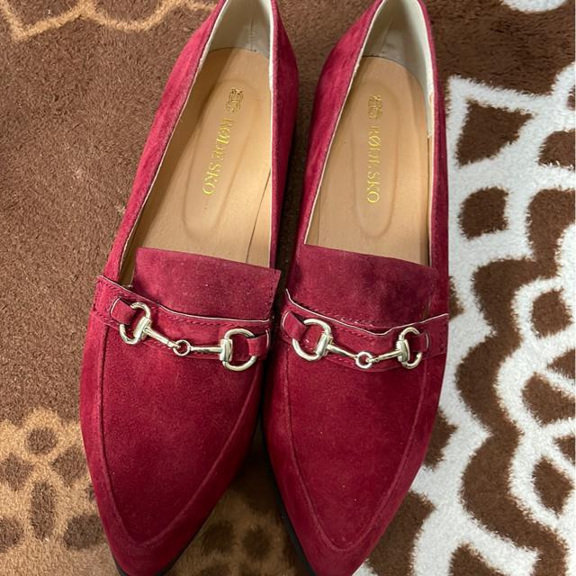 新品アーバンリサーチスエード調ローファー赤 < ブランド  新品アーバンリサーチスエード調ローファー赤  < ブランドの