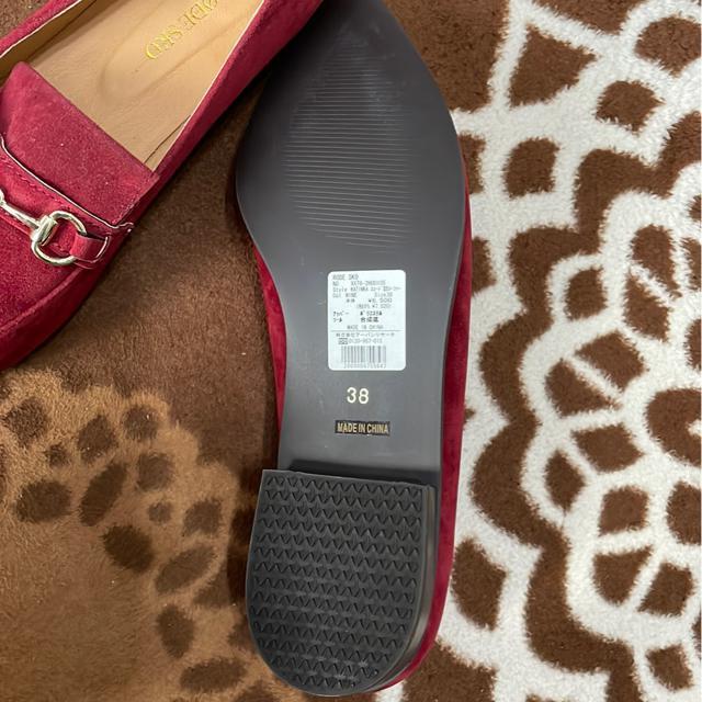 新品アーバンリサーチスエード調ローファー赤 < ブランド  新品アーバンリサーチスエード調ローファー赤 < ブランドの