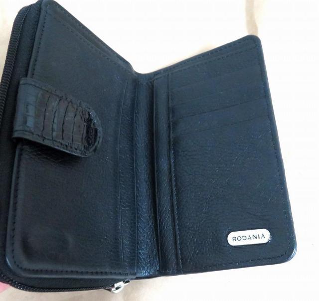 ◆rodania 財布 ロダニア レザー 財布 中古品 ブラック < 女性ファッション  ◆rodania 財布 ロダニア レザー 財布 中古品 ブラック < 女性ファッションの