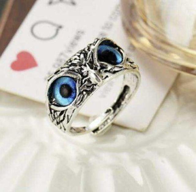 ☆ふくろう メンズ 指輪 フリーサイズ リング フクロウ シルバーリング ステンレスリング フクロウリング 指輪メンズ 結婚指輪 < 女性ファッション  ☆ふくろう メンズ 指輪 フリーサイズ リング フクロウ シルバーリング ステンレスリング フクロウリング 指輪メンズ 結婚指輪 < 女性ファッションの
