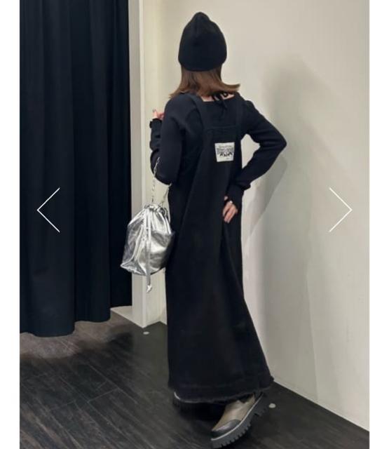 ロデオ★デニムジャンパースカート(ブラック) < ブランド ロデオ★デニムジャンパースカート(ブラック) < ブランドの