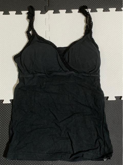 レディース 衣類 キャミソール カップ付き 黒 < 女性ファッション  レディース 衣類 キャミソール カップ付き 黒  < 女性ファッションの