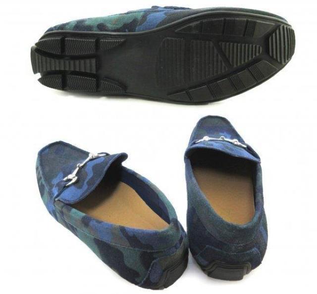 1円~C907新品Dedes本革ビット/ドライビングスリッポン25.5a迷彩柄BLUE♂ < 男性ファッション 1円~C907新品Dedes本革ビット/ドライビングスリッポン25.5a迷彩柄BLUE♂ < 男性ファッションの