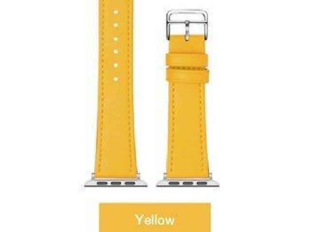 Apple Watch バンド 合皮 38/40/41mm イエロー < 男性アクセサリー/時計 Apple Watch バンド 合皮 38/40/41mm イエロー < 男性アクセサリー/時計の