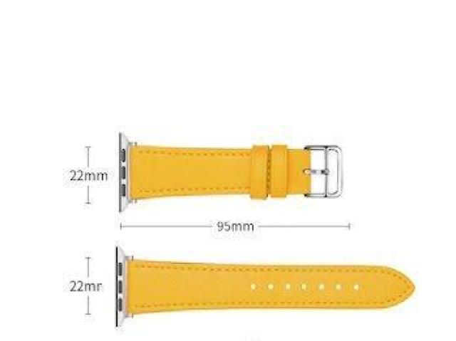 Apple Watch バンド 合皮 38/40/41mm イエロー < 男性アクセサリー/時計 Apple Watch バンド 合皮 38/40/41mm イエロー < 男性アクセサリー/時計の