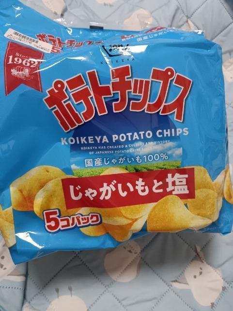 湖池屋ポテトチップスじゃがいもと塩5個パック < グルメ/ドリンク 湖池屋ポテトチップスじゃがいもと塩5個パック < グルメ/ドリンクの