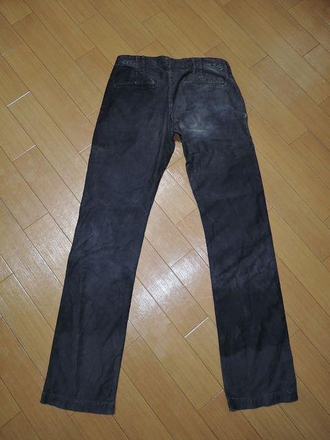 ウィンアンドサンズwin&sonsダート加工コットンパンツ29DELAY < 男性ファッション  ウィンアンドサンズwin&sonsダート加工コットンパンツ29DELAY < 男性ファッションの