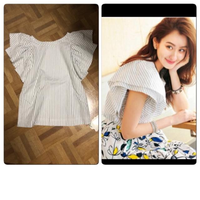 新品タグ付きチェスティ ストライプボリュームトップス < ブランド 新品タグ付きチェスティ ストライプボリュームトップス < ブランドの