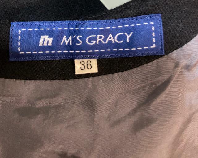 特価★未使用に近いM'S GRACYエムズグレイシーグレー上品ウールキュプラワンピースフェミニン春秋冬季節を問わず大活躍裏地付き < 女性ファッション  特価★未使用に近いM'S GRACYエムズグレイシーグレー上品ウールキュプラワンピースフェミニン春秋冬季節を問わず大活躍裏地付き < 女性ファッションの