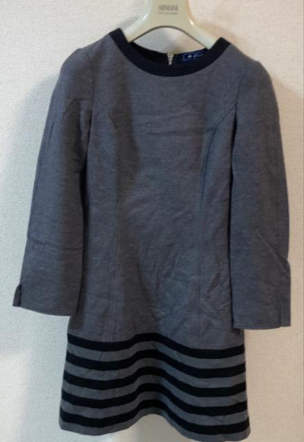 特価★未使用に近いM'S GRACYエムズグレイシーグレー上品ウールキュプラワンピースフェミニン春秋冬季節を問わず大活躍裏地付き < 女性ファッション  特価★未使用に近いM'S GRACYエムズグレイシーグレー上品ウールキュプラワンピースフェミニン春秋冬季節を問わず大活躍裏地付き < 女性ファッションの