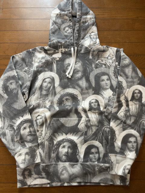18AW Supreme Jesus and Mary Hooded Sweatshirt maria グレー Mサイズ < ブランド  18AW Supreme Jesus and Mary Hooded Sweatshirt maria グレー Mサイズ  < ブランドの