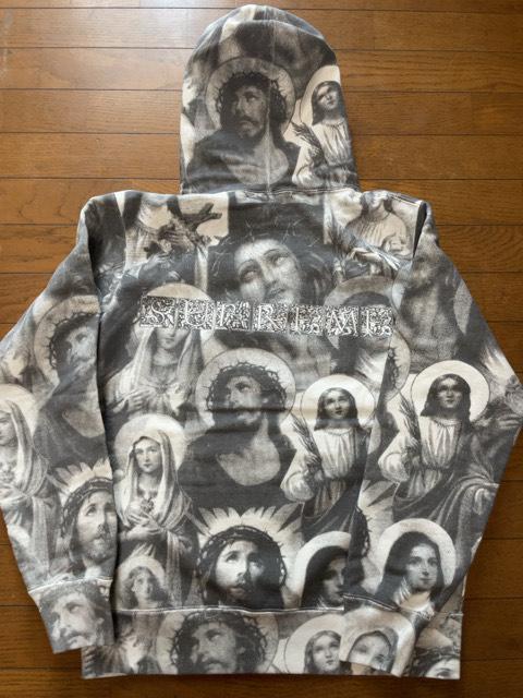 18AW Supreme Jesus and Mary Hooded Sweatshirt maria グレー Mサイズ < ブランド  18AW Supreme Jesus and Mary Hooded Sweatshirt maria グレー Mサイズ < ブランドの