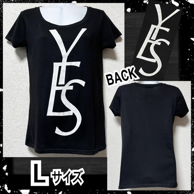 【L】『YES』プリントパロディTシャツ < 女性ファッション  【L】『YES』プリントパロディTシャツ  < 女性ファッションの