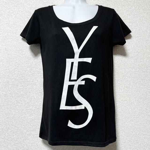 【L】『YES』プリントパロディTシャツ < 女性ファッション  【L】『YES』プリントパロディTシャツ < 女性ファッションの