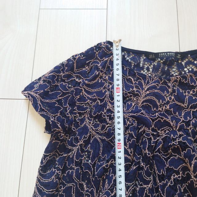 美品 ZARA BASIC レーストップス サイズS < ブランド  美品 ZARA BASIC レーストップス サイズS < ブランドの