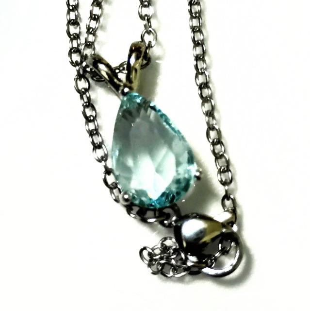 海外輸入アクアマリンネックレス新品未使用 < 女性アクセサリー/時計 海外輸入アクアマリンネックレス新品未使用 < 女性アクセサリー/時計の