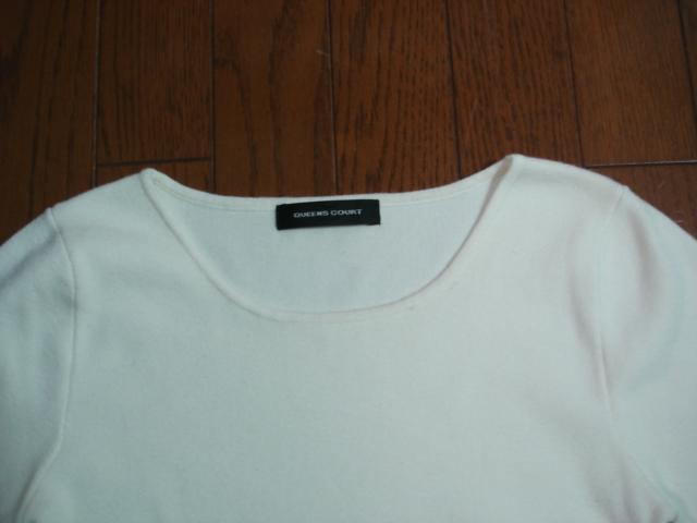 ★クイーンズコート QUEENS COURT 袖ファー付きシンプルニット★超激安! < ブランド ★クイーンズコート QUEENS COURT 袖ファー付きシンプルニット★超激安! < ブランドの