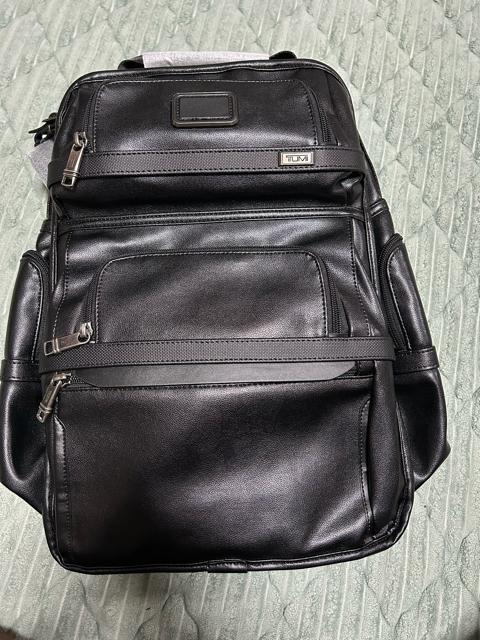 未使用品 TUMIアルファ3バックパック レザー リュック < ブランド 未使用品 TUMIアルファ3バックパック レザー リュック < ブランドの