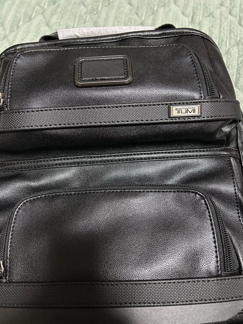 未使用品 TUMIアルファ3バックパック レザー リュック < ブランド 未使用品 TUMIアルファ3バックパック レザー リュック < ブランドの