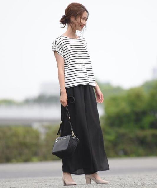 定価7,590円●袖タックプルオーバー ボーダー柄【新品】ケティシェリー < 女性ファッション  定価7,590円●袖タックプルオーバー ボーダー柄【新品】ケティシェリー < 女性ファッションの
