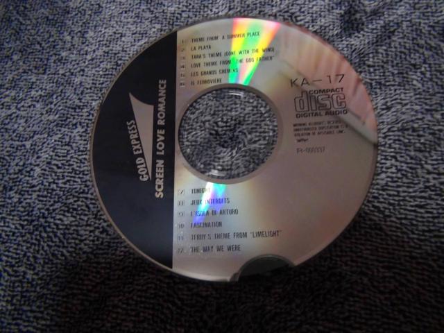 GOLD EXPRESS SCREEN LOVE ROMANCE !B   CD/DVD/rfI 