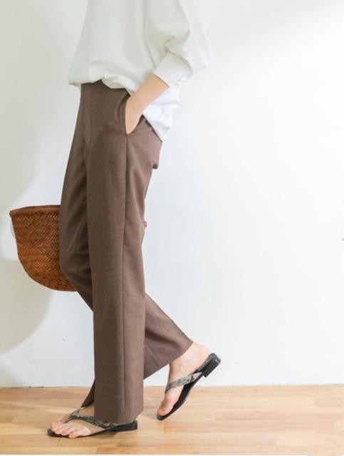 定価13,200円●URBAN RESEARCHアーバンリサーチ【美品】美脚 スリットパンツ●38 ブラウン < ブランド  定価13,200円●URBAN RESEARCHアーバンリサーチ【美品】美脚 スリットパンツ●38 ブラウン < ブランドの