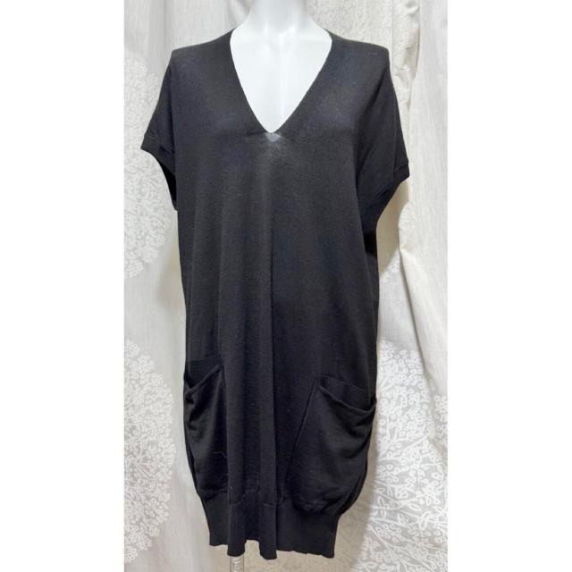 アレキサンダーワン Vネック薄手ウールニット黒#S, < 女性ファッション アレキサンダーワン Vネック薄手ウールニット黒#S, < 女性ファッションの