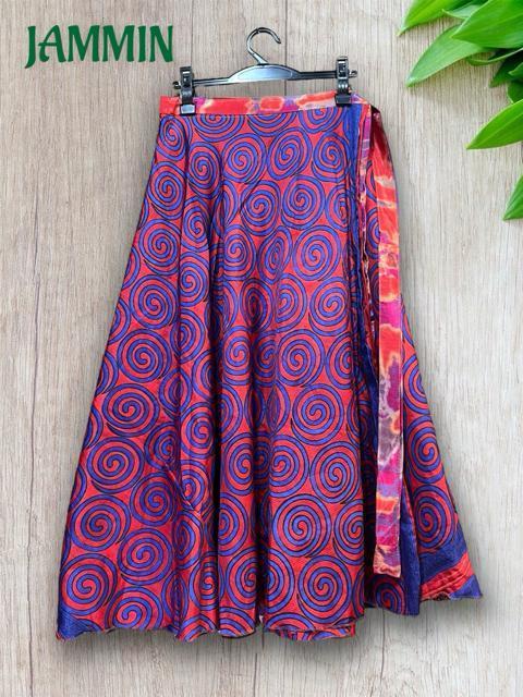 アジアン柄巻きスカート カラフル ヒッピー 巻きスカート ロングスカート アジアン < 女性ファッション アジアン柄巻きスカート カラフル ヒッピー 巻きスカート ロングスカート アジアン < 女性ファッションの