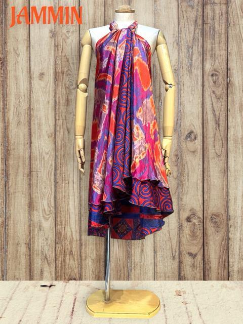 アジアン柄巻きスカート カラフル ヒッピー 巻きスカート ロングスカート アジアン < 女性ファッション アジアン柄巻きスカート カラフル ヒッピー 巻きスカート ロングスカート アジアン < 女性ファッションの