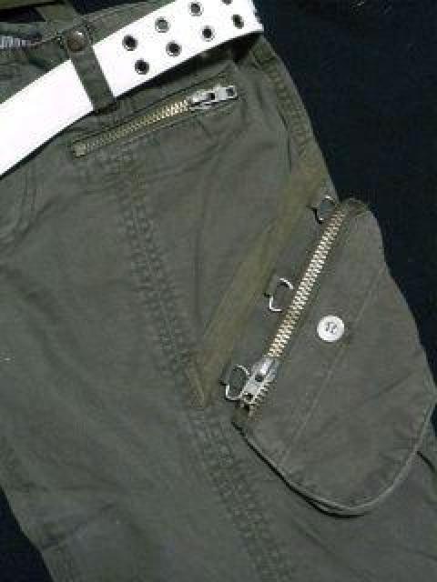 【LOWBOX】《New》膝ジッパー(4way)★ミリタリー*カーゴパンツ<カーキL> < 男性ファッション 【LOWBOX】《New》膝ジッパー(4way)★ミリタリー*カーゴパンツ<カーキL> < 男性ファッションの
