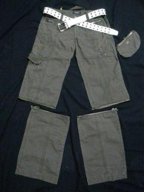 【LOWBOX】《New》膝ジッパー(4way)★ミリタリー*カーゴパンツ<カーキL> < 男性ファッション 【LOWBOX】《New》膝ジッパー(4way)★ミリタリー*カーゴパンツ<カーキL> < 男性ファッションの