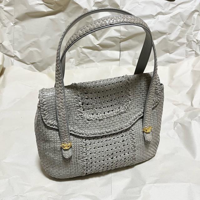 �y�V�܂̈�i�z�y�����[�_�n�Z�K���z �n���h�o�b�O �O���[ �_�炩�E���E�y��  �� �����t�@�b�V������ 