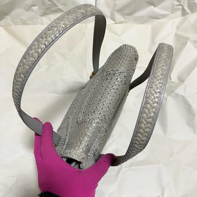 �y�V�܂̈�i�z�y�����[�_�n�Z�K���z �n���h�o�b�O �O���[ �_�炩�E���E�y�� �� �����t�@�b�V������ 