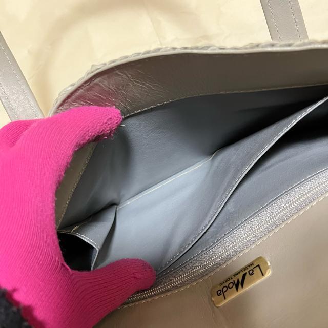 �y�V�܂̈�i�z�y�����[�_�n�Z�K���z �n���h�o�b�O �O���[ �_�炩�E���E�y�� �� �����t�@�b�V������ 